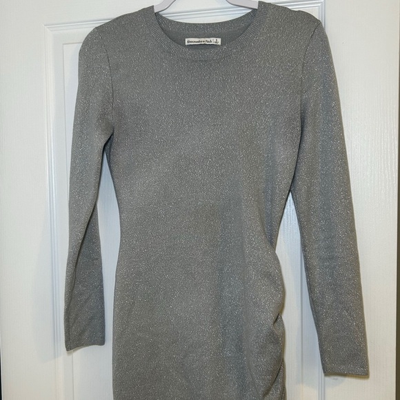 Abercrombie sparkly grey bodycon dress - Picture 4 of 4